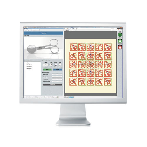 Laser marking software - AOP NT Advanced - FOBA Laser Marking + Engraving, ALLTEC GmbH - medical / reporting / validation
