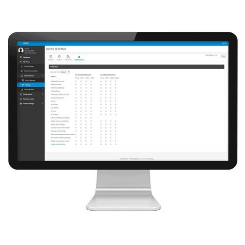 Data management system - PORTAL - Vaica - medical