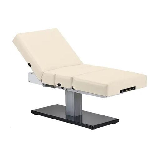 Electric spa table - Everest Spa Pedestal™ - Earthlite Medical - with adjustable height backrest / 2-section