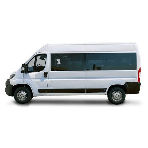 Bus wheelchair accessible vehicle - Fiat Ducato long wheelbase - Olmedo Special Vehicles - rear-entry