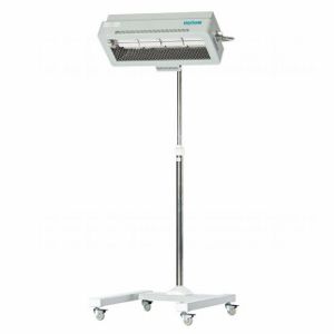 Height-adjustable infant warmer - BabyGuard Y-1135 - Dixion Vertrieb Medizinischer Geräte - on casters