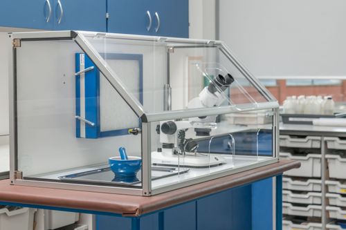 Chemical clean bench - WAYSAFE SA1000 - Solotec Scientific - weighing / for microscopy / for hazardous materials