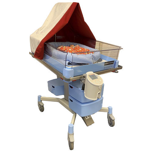 Twin hospital bassinet - BB402 - Kanmed - height-adjustable