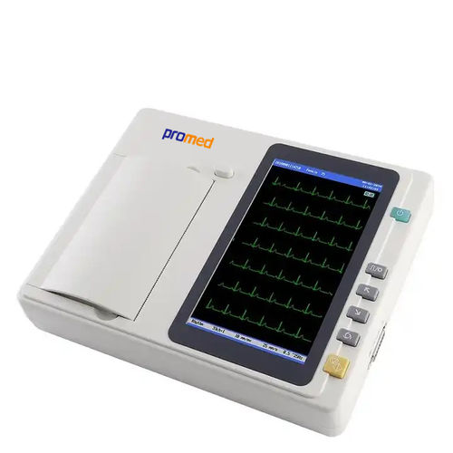 Resting electrocardiograph - T6 plus - Promed Technology - 6-channel / digital / with printer