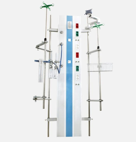 Ceiling-mounted supply column - YB series - Çağdaş Medical - intensive care / with column / with monitor support arm