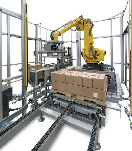 Automatic palletizer - MG2 GRP - MG America - robotic / for the pharmaceutical industry