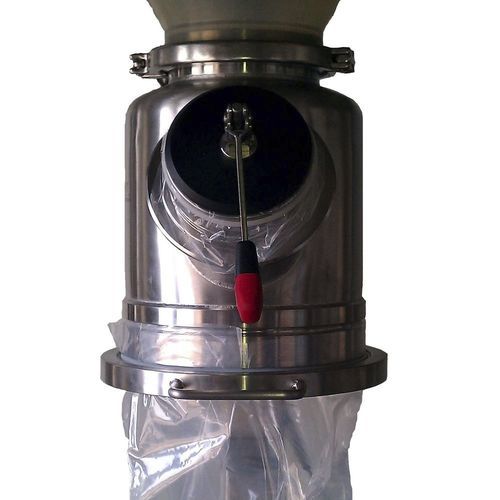 Floor-standing filler - LBK - Hecht - container / bag / for the pharmaceutical industry