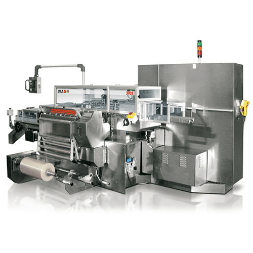 Wraparound packaging system - 3703 Series - IMA Pharma - servo-driven / automatic / floor-standing