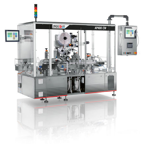 Carton labeler - SENSITIVE AP400 CW - IMA Pharma - pharmaceutical industry / linear / servo-driven