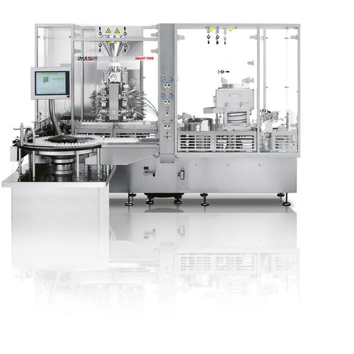 Intermittent-motion filling machine - SMART PWD Series - IMA Pharma - vacuum / for powders / powder