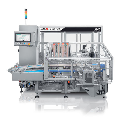 Electronic cartoner - AD Series - IMA Pharma - servo-driven / vacuum / wraparound
