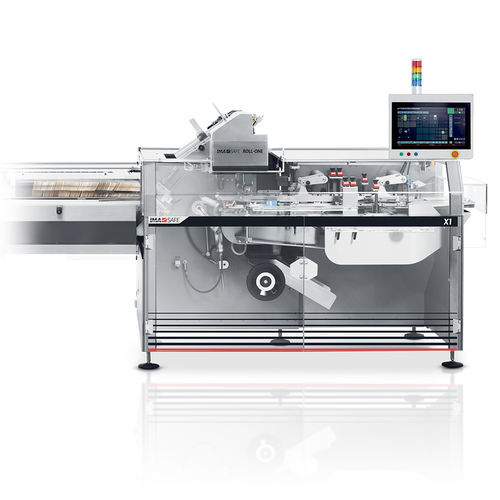 Intermittent-motion cartoner - X Series - IMA Pharma - servo-driven / robotized / compact