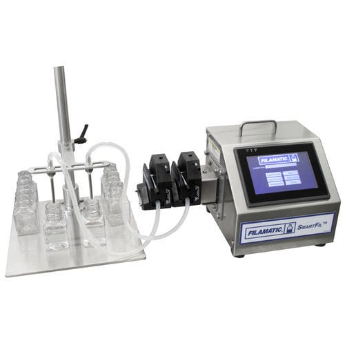 Semi-automatic filling machine - SmartFIL™ - Filamatic - peristaltic / table / for liquids
