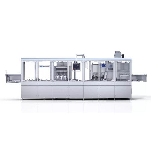 Automated packaging machine - IBC 150 - Uhlmann - floor-standing / modular / for tablets