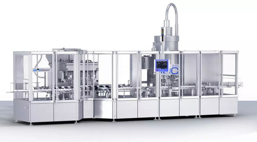 Automated packaging machine - IBC 240 - Uhlmann - continuous / floor-standing / bottle