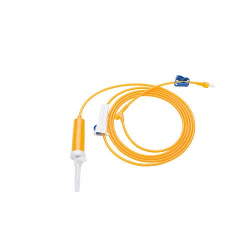 Infusion set with drip chamber - LN series - Eraser Medical - with stopcock / with Y port / with particle contamination filter