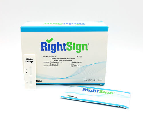 Rapid chikungunya test - ICKG-C series - Hangzhou Biotest Biotech Co. Ltd. - IgM / IgG / plasma