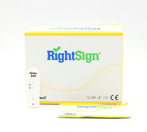 Rapid drug detection test - BZO - Hangzhou Biotest Biotech Co. Ltd. - saliva / urine / chromatographic immunoassay