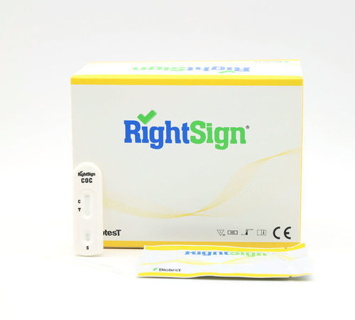 Rapid drug detection test - COC - Hangzhou Biotest Biotech Co. Ltd. - urine / saliva / chromatographic immunoassay