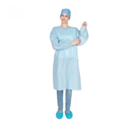 Unisex surgical gown - WLG1005-L2  - Hubei Wanli Protective Products - polypropylene / polyethylene / disposable