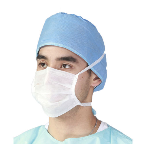 EN14683 surgical mask - WLM2003 - Hubei Wanli Protective Products - adult / box of 25 / blue