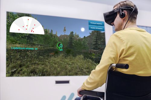 Gait rehabilitation system - rehabWall® - CSE Entertainment - virtual / with serious games / with virtual reality system