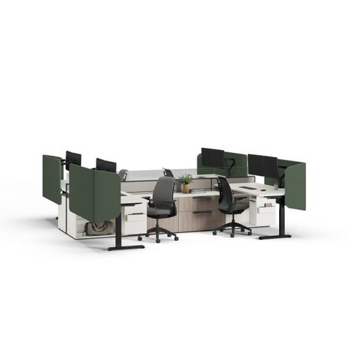 Fixed hospital screen - Universal - Allsteel