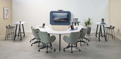 Work table - Admix - Allsteel - for meeting rooms / office / rectangular