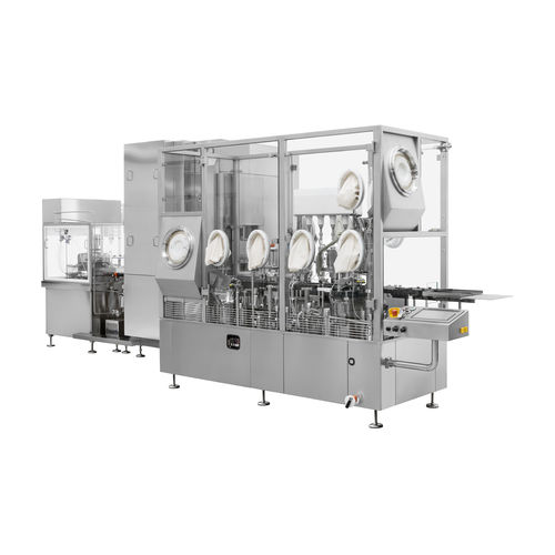 Aseptic isolator - AWS BIO PHARMA TECHNOLOGIES - class III / for the pharmaceutical industry / floor-standing