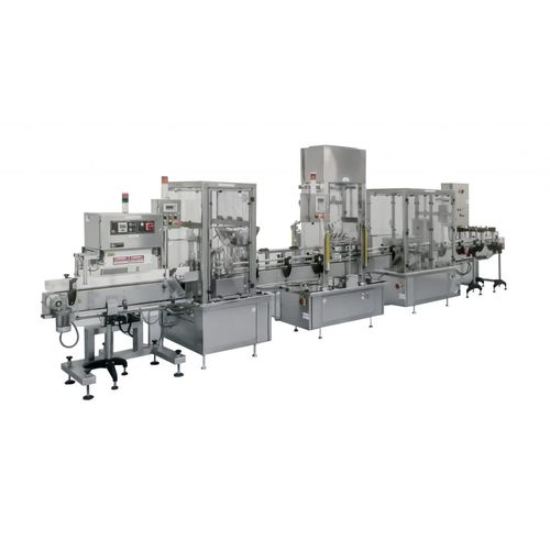 Automatic filling machine - SBM Model - AWS BIO PHARMA TECHNOLOGIES - floor-standing / for the pharmaceutical industry / with capping system