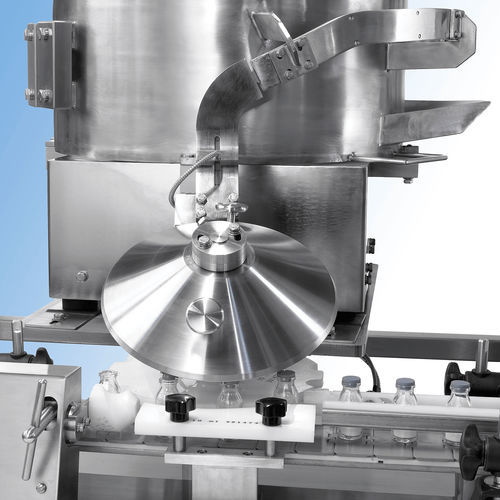 Bottle capping system - RS - Cozzoli Machine Company - for the pharmaceutical industry / automatic / floor-standing