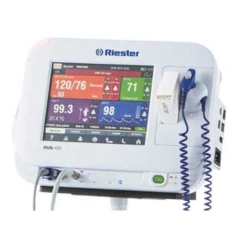 Compact multi-parameter monitor - RVS-100 - AMD Global Telemedicine - modular / temperature / blood pressure