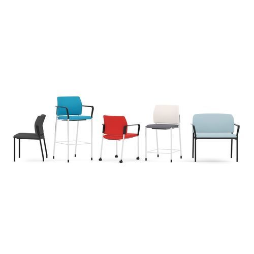 Bariatric chair - Accommodate - The HON Company - stackable