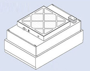 Air filter unit - SAM® Microsound GS LI - Clean Rooms International - for cleanrooms / for blowers