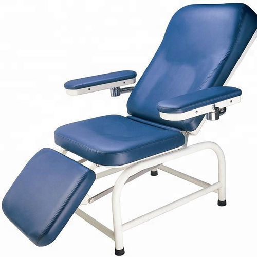 Manual blood donor chair - HO-S10 - Hongkong Medi - 3-section / height-adjustable