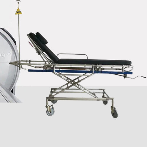 Emergency stretcher trolley - HO-709-3 - Hongkong Medi - MRI / manual / height-adjustable