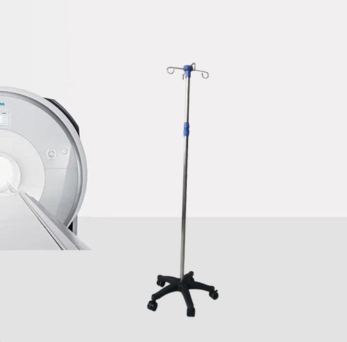 IV stand on casters - HO-09 - Hongkong Medi - 2-hook / telescopic / non-magnetic