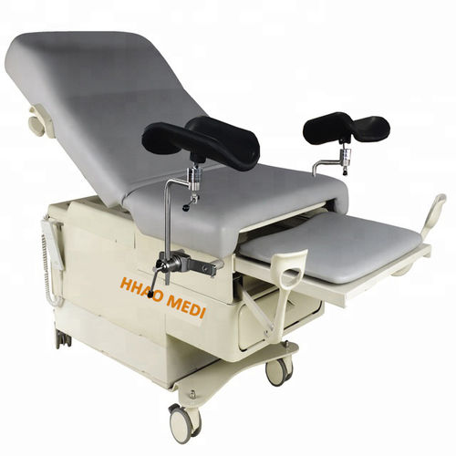 Gynecological examination table - HO-06 - Hongkong Medi - electric / height-adjustable / with adjustable backrest
