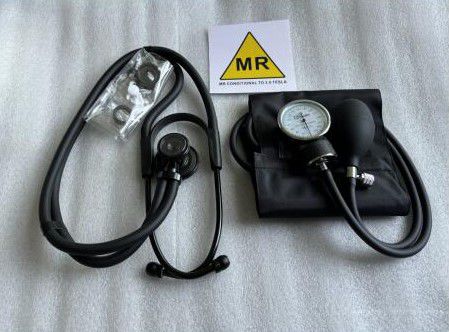 Cuff-mounted sphygmomanometer - HO-M10 - Hongkong Medi - transportable / with stethoscope / MRI-compatible