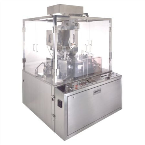 Fully-automatic filling machine - LIQFIL Super - Qualicaps - intermittent / floor-standing / powder