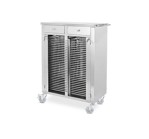 Medical trolley - MK-S11 - Zhangjiagang Medi Medical Equipment - for medical records / treatment / stainless steel