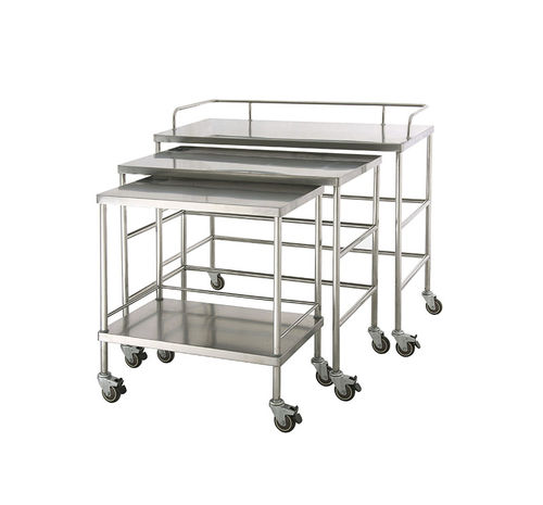 Hospital trolley - MK-S01 - Zhangjiagang Medi Medical Equipment - for instruments / treatment / stainless steel