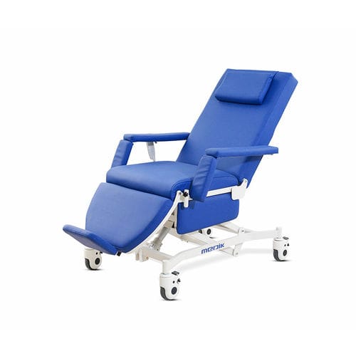 Electric dialysis chair - YA-DS-D06 - Zhangjiagang Medi Medical Equipment - 4-section / on casters / height-adjustable