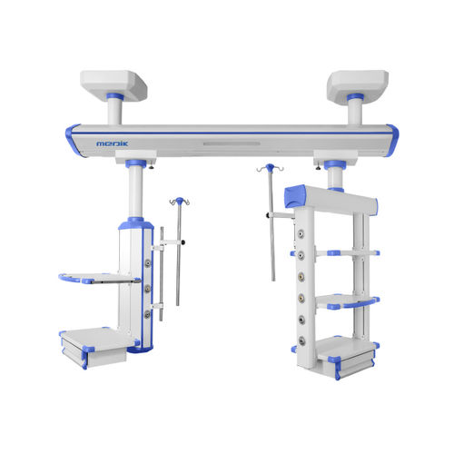 Ceiling-mounted bridge type pendant - MD-I2  - Zhangjiagang Medi Medical Equipment - ICU / with shelves