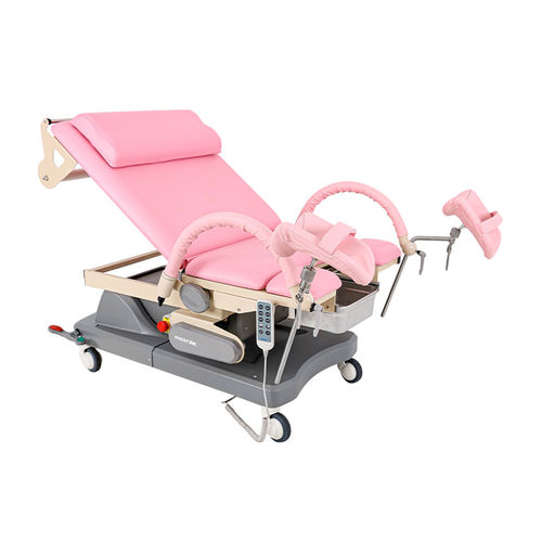 Gynecology examination table - YA-EC-U06 - Zhangjiagang Medi Medical Equipment - electric / height-adjustable / with adjustable backrest