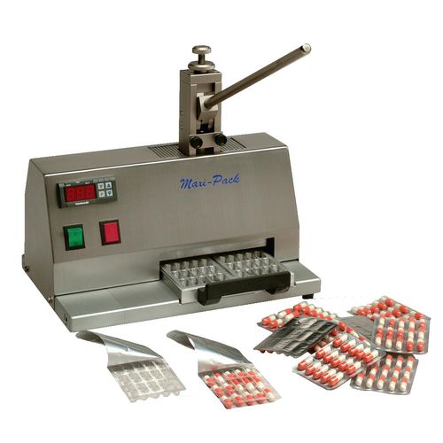 Sealer for the pharmaceutical industry Maxi Pack O.M.A.R. S.r.l. Pharmaceutical Blister Solution manual benchtop