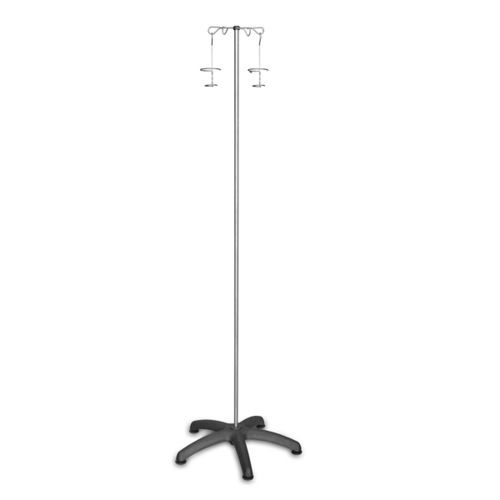 Floormounted IV pole SHDV1 Medindustria Service 2hook