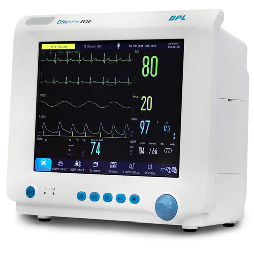 Compact patient monitor - ELITEVIEW EV10 - BPL Medical Technologies - ECG / RESP / TEMP