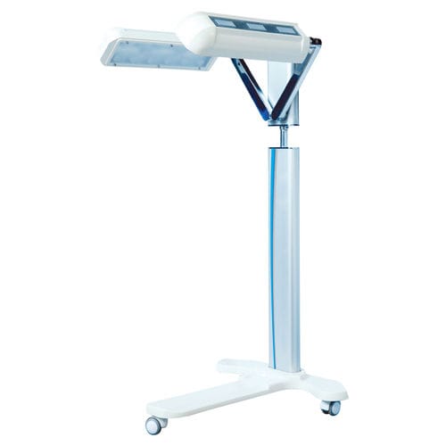 Infant phototherapy lamp - BLOSSOM DUO - BPL Medical Technologies - trolley-mounted / blue light