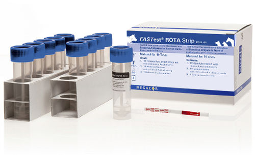 Rapid gastrointestinal infection test - FASTest® ROTA - MEGACOR Diagnostik - veterinary / rotavirus / feces